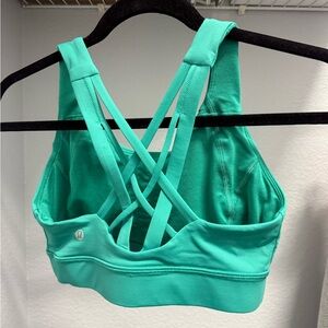 lululemon athletica Sports Bra and leggings set in maldives green